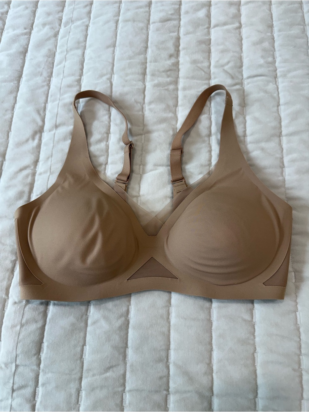 HoneyLove Seamless Nude Wireless T-Shirt Bra - Supportive Comfort 34 B/C